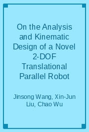 On the Analysis and Kinematic Design of a Novel 2-DOF Translational Parallel Robot