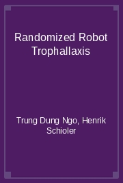 Randomized Robot Trophallaxis