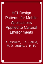 HCI Design Patterns for Mobile Applications Applied to Cultural Environments