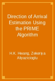 Direction of Arrival Estimation Using the PRIME Algorithm