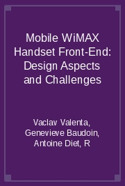 Mobile WiMAX Handset Front-End: Design Aspects and Challenges
