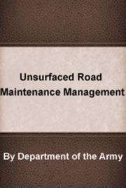 Unsurfaced  Road Maintenance Management