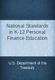 National Standards in K-12 Personal Finance Education