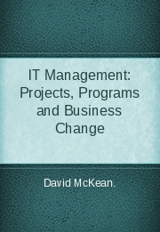 IT Management: Projects, Programs and Business Change