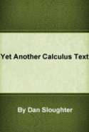 Yet Another Calculus Text