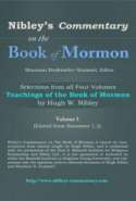 Nibley's Commentary on the Book of Mormon, Volume 1