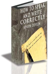 How to Speak and Write Correctly cover