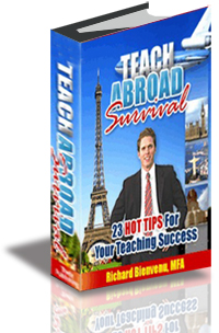 Teach Abroad Survival: 23 Hot Tips for Your  ESL Teaching Success cover