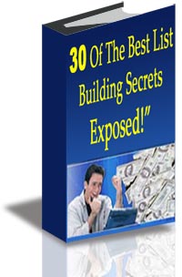 30 of the Best List Building Secrets Revealed cover