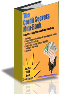 The Credit Secrets Mini e-Book cover
