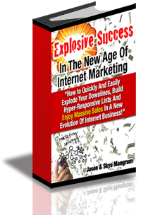 Explosive Success In The New Age Of Internet Marketing cover