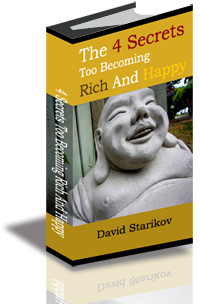 The 4 Secrets to Becoming Rich and Happy cover