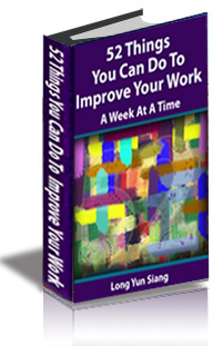 52 Things You Can Do to Improve Your Work - A Week at  a Time cover