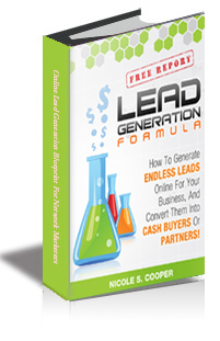 Online Lead Generation Blueprint For Network Marketers cover