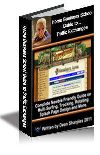Home Business School Guide to Traffic Exchanges cover