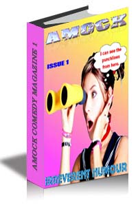 Amock Comedy Magazine 1 cover