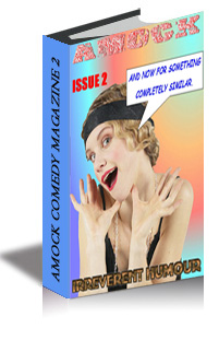 Amock Comedy Magazine 2 cover