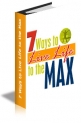 7 Ways to Live Life to the Max Cover