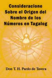 Consideraciones Sobre el Origen del Nombre de los Números en Tagalog