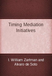 Timing Mediation Initiatives