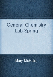 General Chemistry Lab Spring