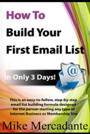 How to Build Your First Email List in Only 3 Days