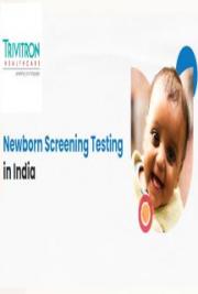 India's newborn screening process and what it entails