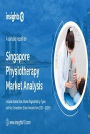 Singapore Physiotherapy Market Analysis Sample report