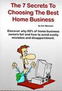 The 7 Secrets to Choosing the Best Home Business