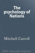 The psychology of Nations