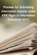 Process for Submitting Information request under KPK Right to Information Ordinance 2013