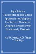 Lipschitzian Parameterization-Based Approach for Adaptive Controls of Nonlinear Dynamic Systems with Nonlinearly Paramet