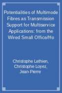 Potentialities of Multimode Fibres as Transmission Support for Multiservice Applications: From the Wired Small Office/Ho