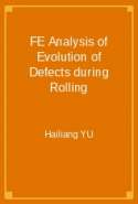 FE Analysis of Evolution of Defects during Rolling