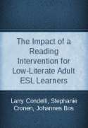The Impact of a Reading Intervention for Low-Literate Adult ESL Learners