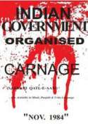 Indian Government Organised Carnage Sarkari Qatl E Aam Nov 1984