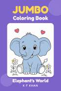 Jumbo Coloring Book Elephant's World