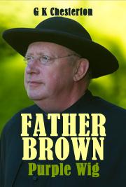 Father Brown - Purple Wig