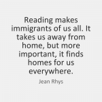 Reading makes immigrants of us all!