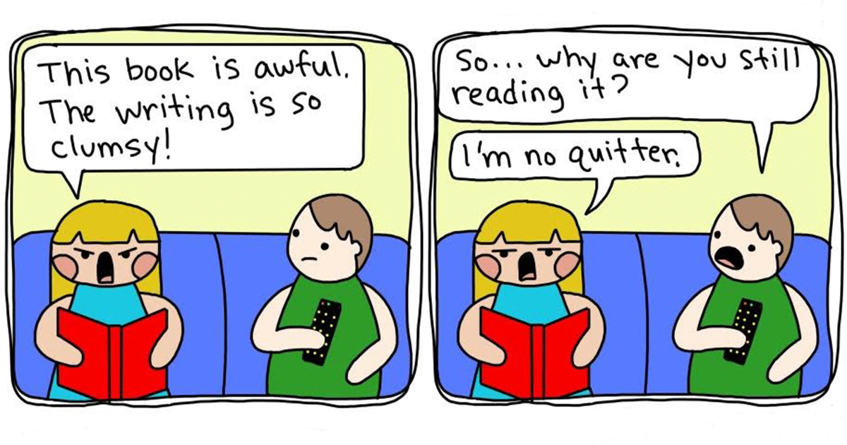 I’m not a quitter!