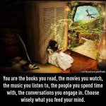 You are the Books you read…