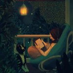 Happiness is a Book in my hand and a Dog by my side! 🐶📖