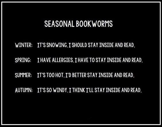 It’s always a good time for reading…