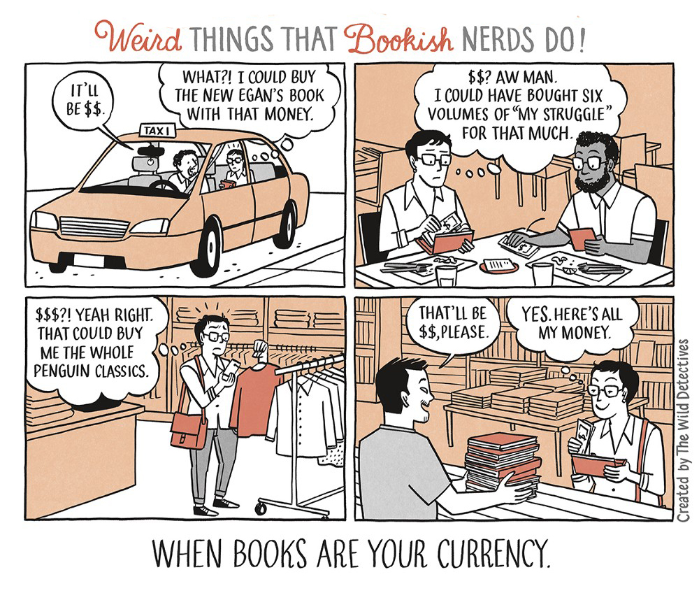 When books are your currency…