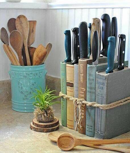 Repurpose old books?