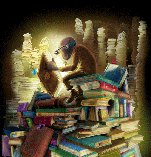 When in darkness, read a book!