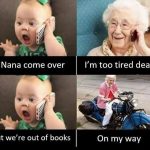 Granny to the rescue… 💪👵😁😍