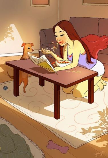 Book Nerd Problems —  Eating While Reading 😱