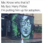 Mine would’ve said James Potter 😂