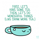 Let’s do wonderful things, like reading books!